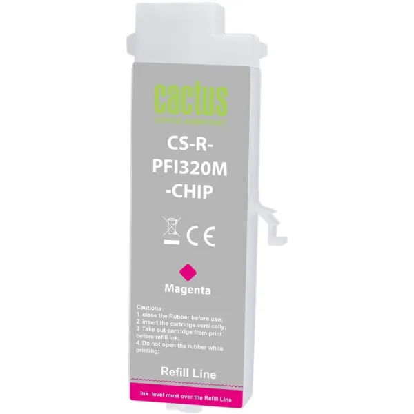 Cactus CS-R-PFI321M-CHIP (пурпурный; 260стр; imagePROGRAF TM-250, TM-255, TM-350, TM-355)