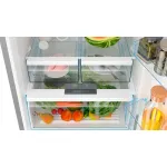 Холодильник Bosch KGN55VL21U (No Frost, A+, 2-камерный, объем 619:400/105л, инверторный компрессор, 700x1 860x800см, серебристый)