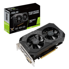 Видеокарта GeForce GTX 1650 1635МГц 4Гб ASUS TUF Gaming OC (PCI-E 3.0, GDDR6, 128бит, 1xDVI, 1xHDMI, 1xDP) [TUF-GTX1650-O4GD6-P-V2-GAMING]