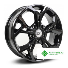 RST R016 R16/6J PCD 5x114,3 ET 43 ЦО 67,1 черный глянцевый