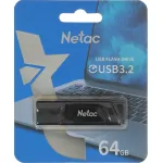 Накопитель USB Netac NT03U336S-064G-30BK