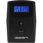 ИБП Ippon Back Power Pro II 800 (интерактивный, 800ВА, 480Вт, 4xIEC 320 C13 (компьютерный))