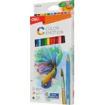 Карандаши Deli Color Emotion (липа, 12 цветов, коробка европодвес)