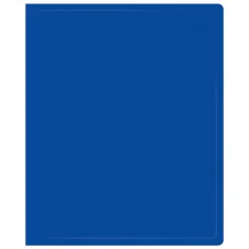 Папка на кольцах Buro ECB0430/2RBLUE (количество колец 2, форма колец О-образные, A4, пластик, толщина пластика 0,5мм, синий) [ECB0430/2RBLUE]