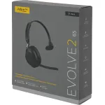 Гарнитура Jabra Evolve2 65 Link380a MS Mono (оголовье, с проводом, накладные, USB Type-A, Microsoft Teams)