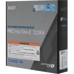 Материнская плата MSI PRO H610M-E DDR4 (LGA1700, Intel H610, 2xDDR4 DIMM, microATX)
