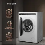 Стиральная машина Weissgauff WMD 45148(60x84.7x47см, фронтальная, макс:8кг, с сушкой, 1400об/мин, защита от протечек, белый)