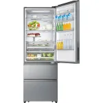 Холодильник Hisense RT641N4ACE (No Frost, A+, 2-камерный, объем 535:366/169л, инверторный компрессор, серый)