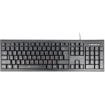 Клавиатура Oklick 120 M Standard Keyboard Black USB (классическая мембранная, 104кл)