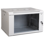 Шкаф коммутационный настенный IEK LWR3-09U66-GF (9U, 600x500x600мм, IP20, 90кг)