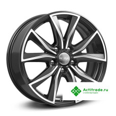 КиК ZV Qashgai J11 KC867 R17/7J PCD 5x114,3 ET 40 ЦО 66,1 черный с полированной лицевой поверхностью