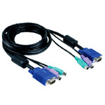 Кабель D-Link DKVM-CB3 (15-pin D-Sub (VGA), 15-pin D-Sub (VGA), 3м)