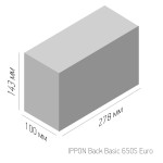 ИБП Ippon Back Basic 650S Euro (интерактивный, 650ВА, 360Вт, 3xCEE 7 (евророзетка))