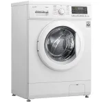 Стиральная машина LG F1296CDS0X(фронтальная средняя, класс стирки/отжима/э.потребления: A/B/B , макс: 6кг, с сушкой, 1200 об/мин, инвертер, 60x85x44см, белый)