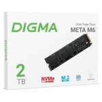 Жесткий диск SSD 2Тб Digma (2280, 7300/6600 Мб/с, 830000 IOPS)