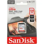 Карта памяти SDXC 128Гб SanDisk (Class 10, 140Мб/с, UHS-I)