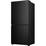 Холодильник Hisense RQ5P470SAF1 (No Frost, A+, 3-камерный, Side by Side, объем 530:331/199л, инверторный компрессор, черный)