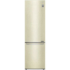 Холодильник LG GC-B509SECL (No Frost, A+, 2-камерный, объем 419:292/127л, инверторный компрессор, 59.5x203x68.2см, бежевый) [GC-B509SECL]