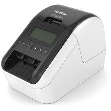 Стационарный принтер Brother QL-820NW (прямая термопечать, 300x300,dpi, 176мм/сек, макс. ширина ленты: 62мм, обрезка ленты автоматическая, USB, Ethernet, LPT, Wi-Fi) [QL820NWBR1]