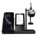 Гарнитура Yealink WH66 Mono Teams (без оголовья, беспроводное/с проводом, накладные, USB Type-A)
