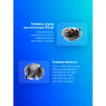 Кулер для процессора ID-Cooling DK-01S (алюминий, 23,8дБ, 80x80x25мм, 3-pin)