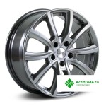 Скад Онтарио R17/7J PCD 5x114,3 ET 37 ЦО 66,6 графитовый