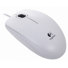 Мышь Logitech B100 White USB (кнопок 3, 1000dpi) [910-003360]