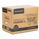 Электрогенератор Champion DG6501E-3 (дизельный, трехфазный, пуск ручной/электрический, 5,4/5кВт, непр.работа 6ч)