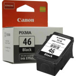 Картридж Canon PG-46 (черный; 15стр; 15мл; Pixma E404, E464)