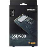 Жесткий диск SSD 1Тб Samsung 980 (2280, 3500/3000 Мб/с, 480000 IOPS, PCI-E, для ноутбука и настольного компьютера)