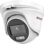 Камера видеонаблюдения HiWatch DS-T203L (3,6 мм) (аналоговая, купольная, поворотная, уличная, 2Мп, 3.6-3.6мм, 1920x1080, 25кадр/с)