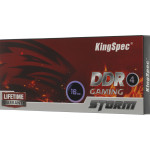 Память DIMM DDR4 16Гб 3200МГц KingSpec (25600Мб/с, CL19, 288-pin, 1,35 В)