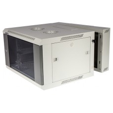 Шкаф коммутационный настенный Lanmaster TWT-CBW3G-22U-6X6-GY (22U, 600x1079x600мм, IP20, 60кг) [TWT-CBW3G-22U-6X6-GY]