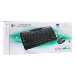 Клавиатура и мышь Logitech Wireless Combo MK330 Black USB (классическая мембранная, 106кл, светодиодная, кнопок 2, 1000dpi)