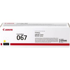 Тонер-картридж Canon 067Y (желтый; 1250стр; LBP631, 633, MF651, 655, 657) [5099C002]
