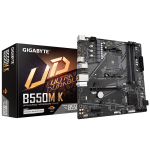 Материнская плата Gigabyte B550M K (AM4, AMD B550, 4xDDR4 DIMM, microATX, RAID SATA: 0,1,10)