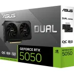 Видеокарта GeForce RTX 5050 2317МГц 8Гб ASUS DUAL OC (GDDR6, 128бит, 1xHDMI, 3xDP)