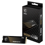 Жесткий диск SSD 2Тб MSI SPATIUM (M.2, 7400/7000 Мб/с, 1000000 IOPS, PCI-E, 2048Мб, для ноутбука и настольного компьютера)