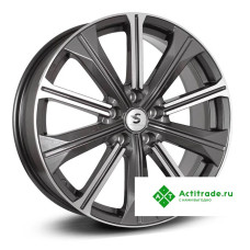 Premium Series КР013 X-Trail T32 R19/7J PCD 5x114,3 ET 40 ЦО 66,1 темно - серый глянцевый с полированной лицевой поверхностью