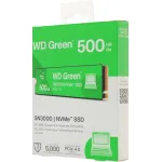 Жесткий диск SSD 500Гб Western Digital (2280, 5000/4100 Мб/с, PCIe 4.0 x4 (NVMe))
