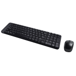 Клавиатура и мышь Logitech Wireless Combo MK220 Black USB (классическая мембранная, 101кл, светодиодная, кнопок 2, 1000dpi)