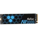 Жесткий диск SSD 250Гб Netac NV3000 (2280, 3000/1400 Мб/с, 120000 IOPS, PCIe 3.0 x4 (NVMe), для ноутбука и настольного компьютера)