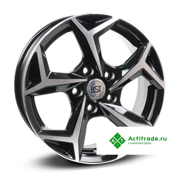 RST R066 R16/6.5J PCD 5x114,3 ET 38 ЦО 67,1 черный с полированной лицевой поверхностью