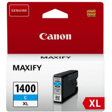 Чернильный картридж Canon PGI-1400XL C (голубой; 1200стр; 12мл; Maxify МВ2040, 2340) [9202B001]