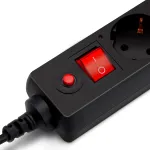 Сетевой фильтр Buro 600SH-3-B (3м, 6xEURO, 2,2кВт, 10А)