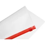 Бюрократ -BPM4ARED (A4+, полипропилен, толщина пластика 0,15мм, молния красный)