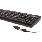 Клавиатура Sven Standard 303 Power Black USB+PS/2 ( мембранные, 104кл)