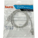 Патч-корд Buro UTP-6-1M-G (RJ-45 (m), RJ-45 (m), алюминий омедненный, 1м, 6, 4пары, UTP)