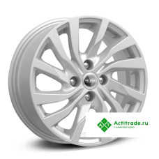 КиК ZV Logan II КС882 R15/6J PCD 4x100 ET 40 ЦО 60,1 серебристый