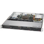 Серверная платформа Supermicro SYS-5019S-MR (2x400Вт, 1U)
